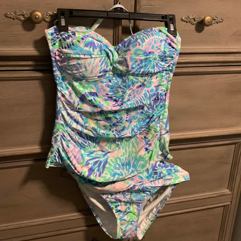 Lilly Pulitzer tankini and matching bottom